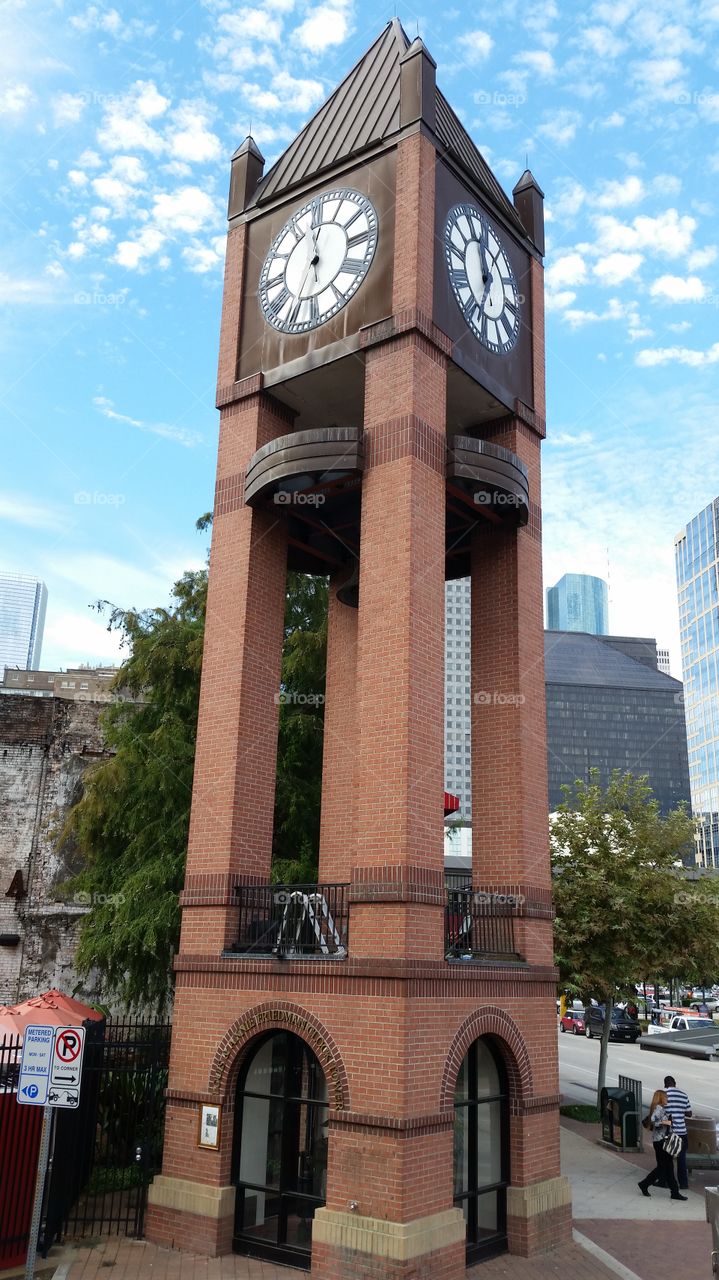 Market Square Clock Houston . visiting