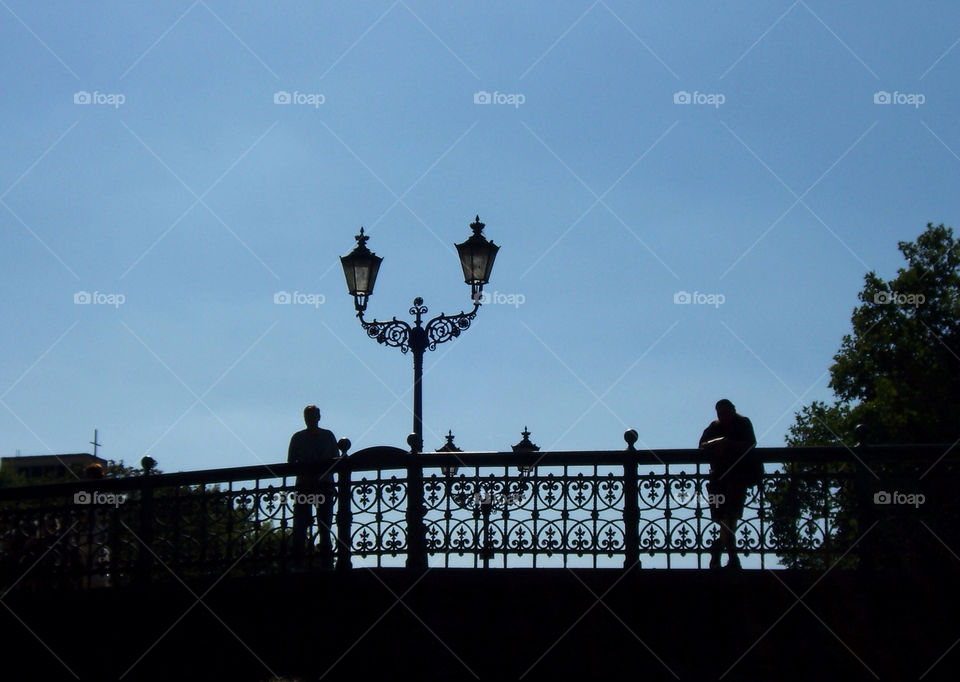 Bridge silhouettes 