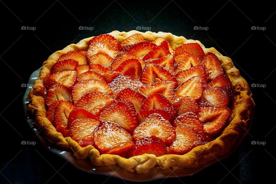 Strawberry pie