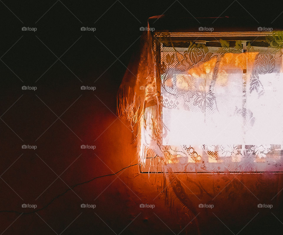 Sunlight go through the window