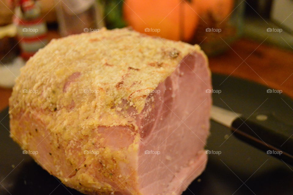 Traditonal christmas ham