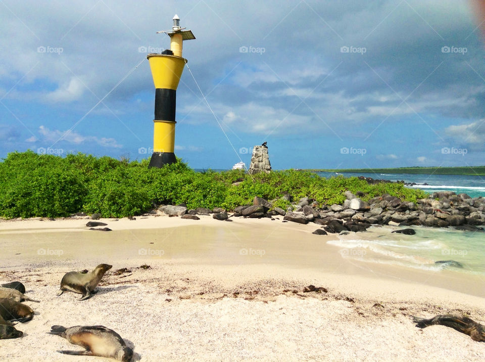 Lighthouse on Galapagos