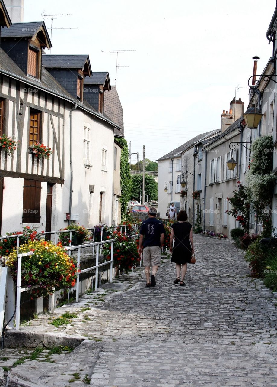 Beaugency town 