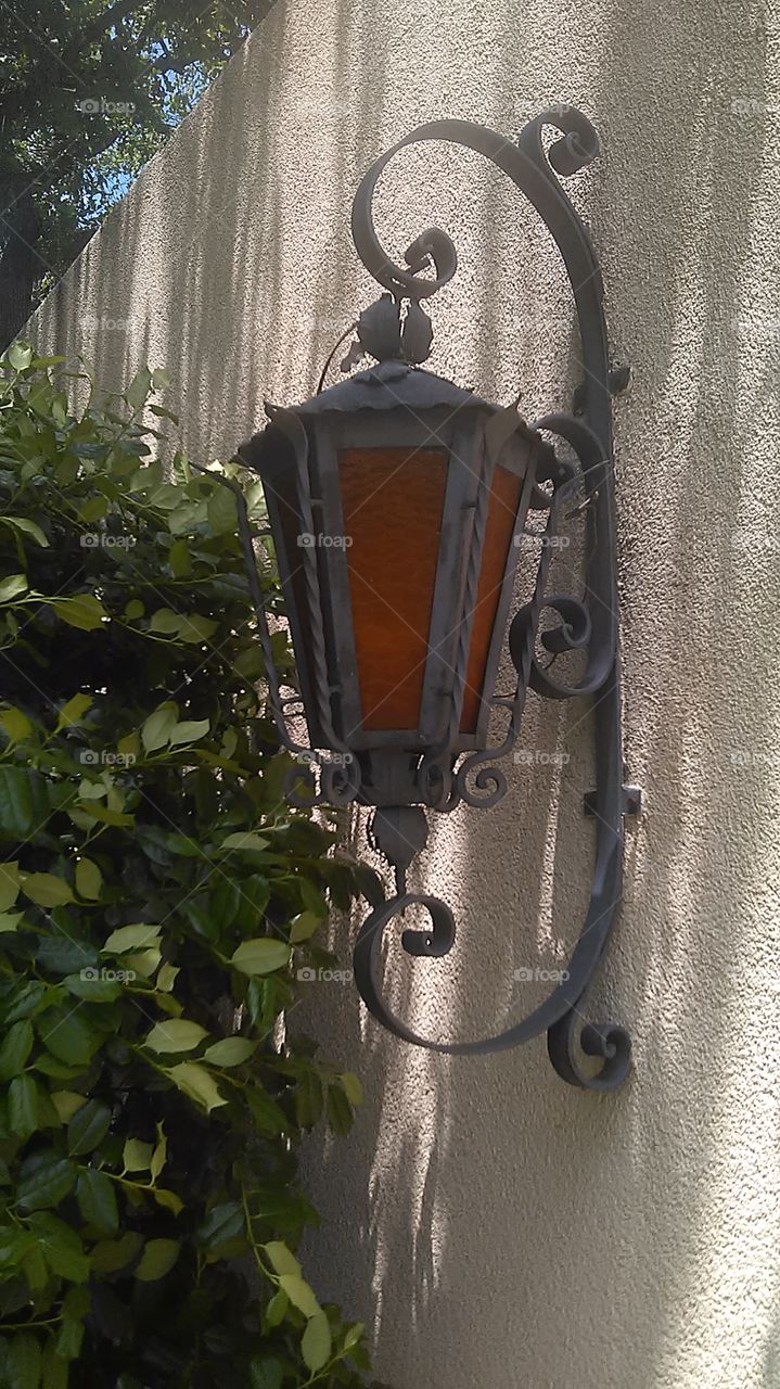 porch light. this light is actually a hidden camera