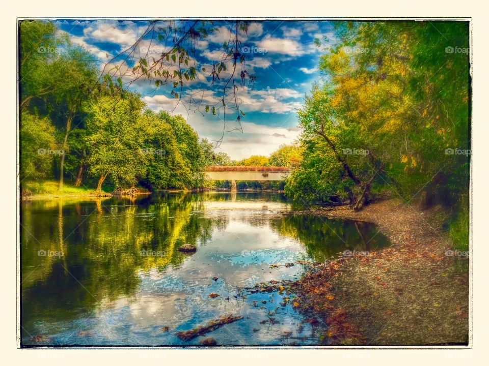 Beautiful River view of the bridge