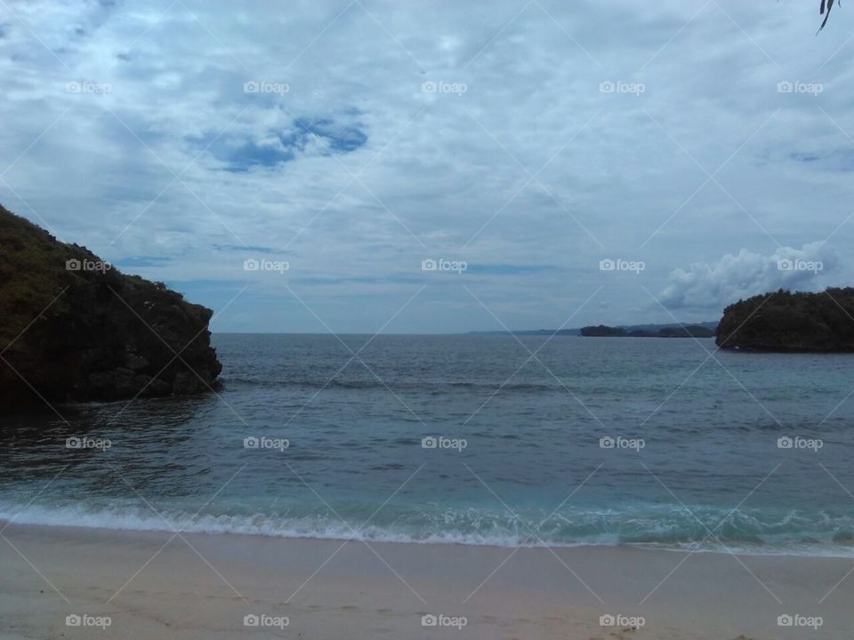Beach at south ocean