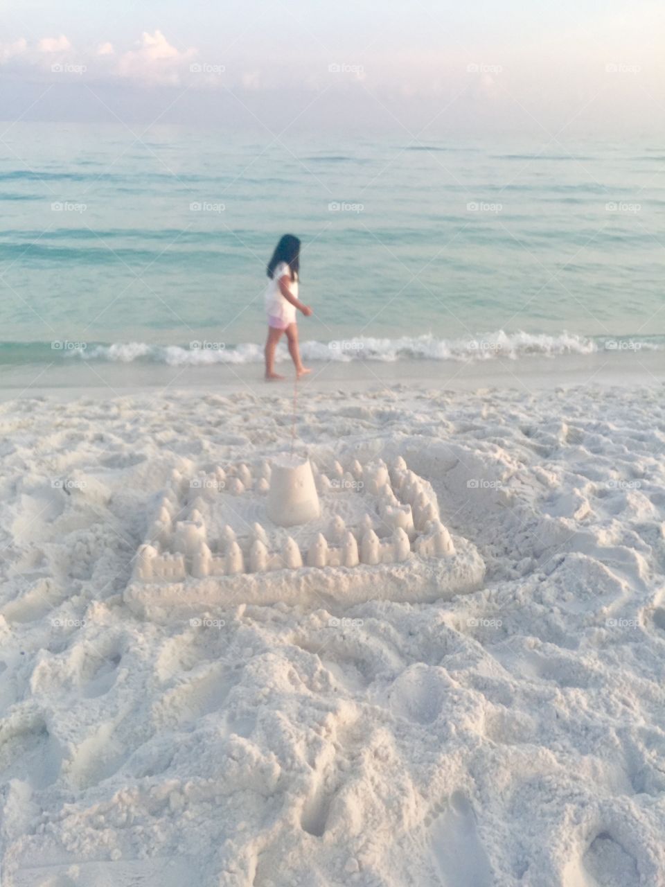 A splendid walk on the beach 