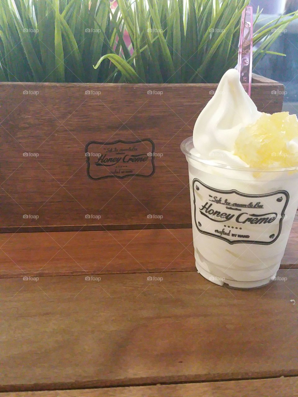 honey creme . the perfect solution to a hot summer day..