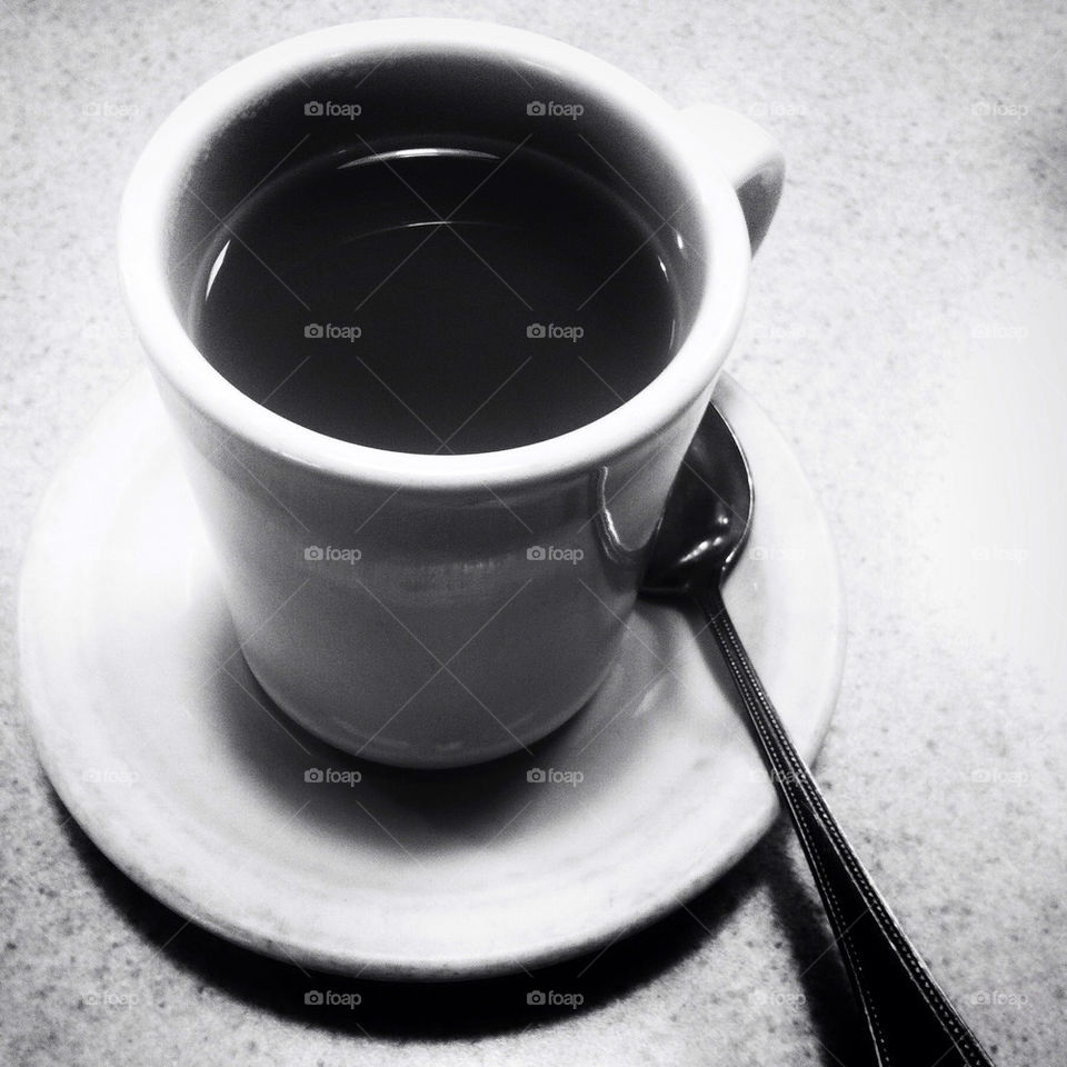 coffee black morning spoon by kacelogik