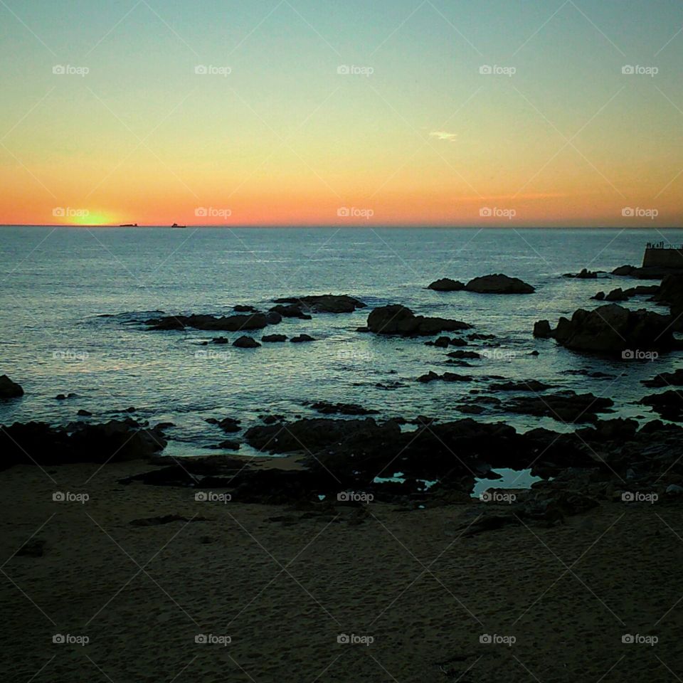 Sunset in Porto. Bye bye sun