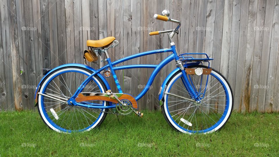 Blue Cap Code Bike