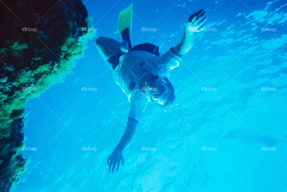 Underwater, Swimming, Water, Ocean, Water Sports