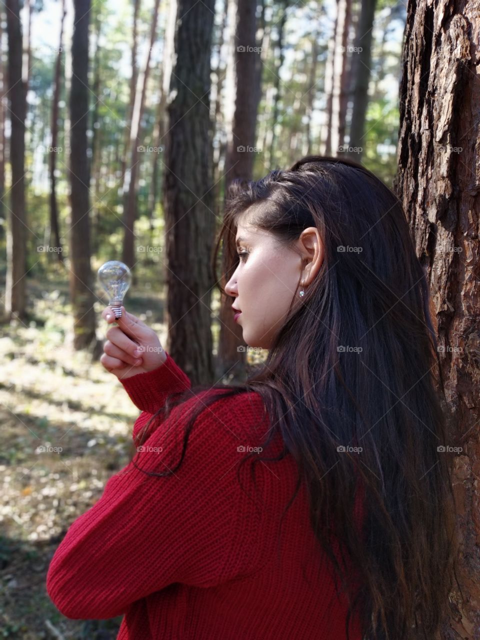 Фотосет в лесу