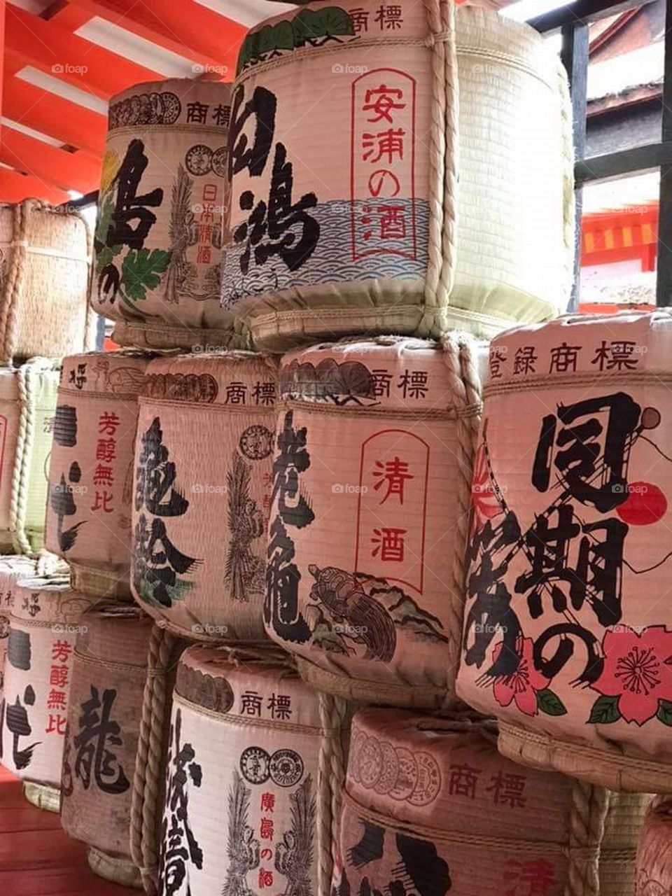 Japanese Sake in Drums!