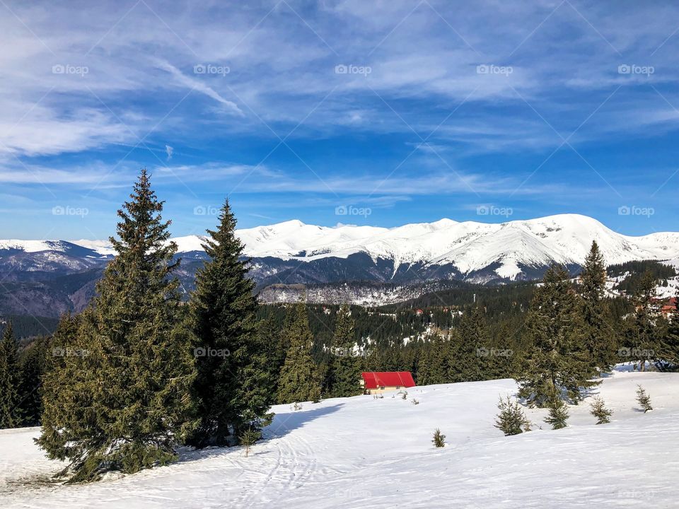 Winter in the mountains