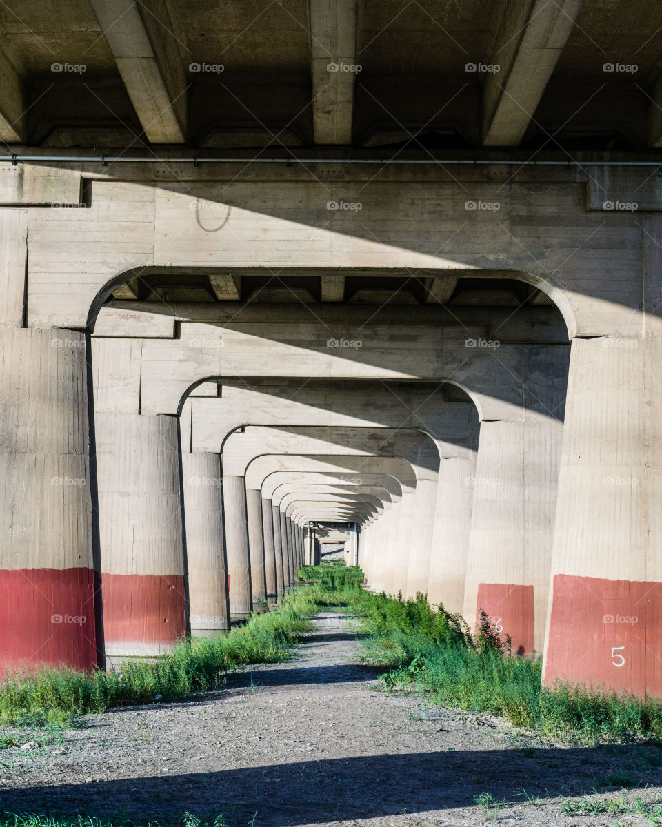 Below View of bridge