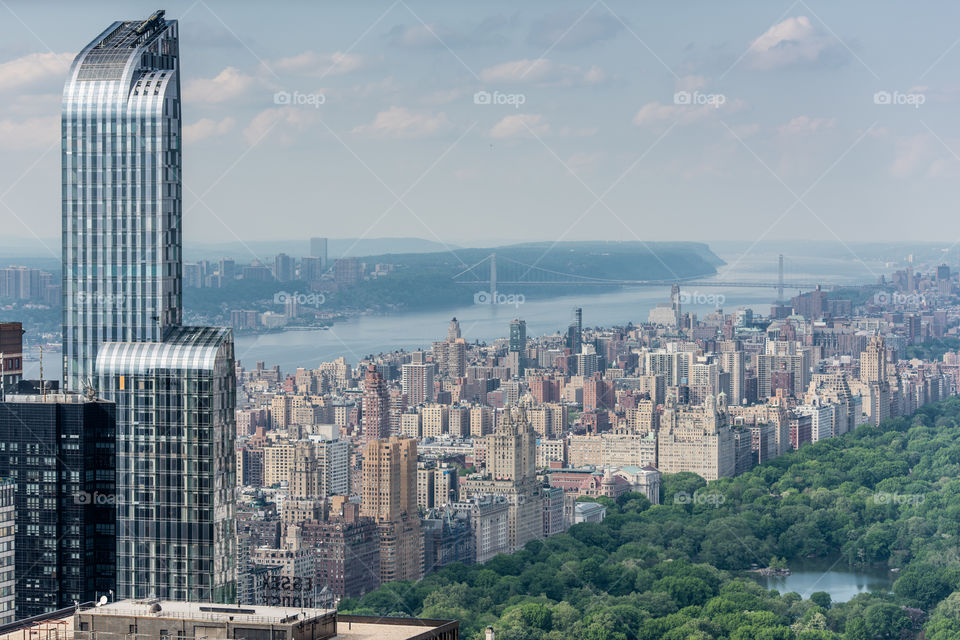 New York, Manhattan, view on Central Park