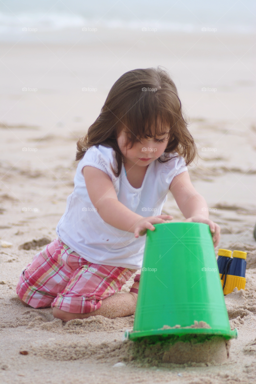 beach sand kids playing by sher4492000