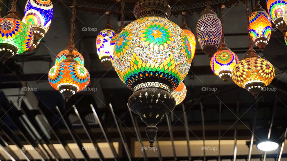 Colorful art lamp chandelier 