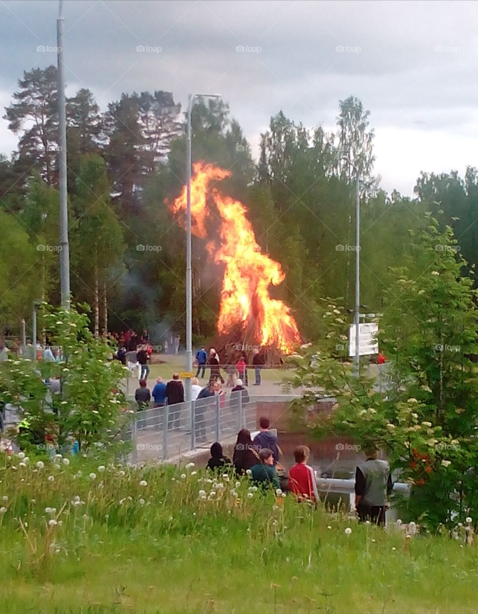 Midsummer Day festival Laukaa Finland