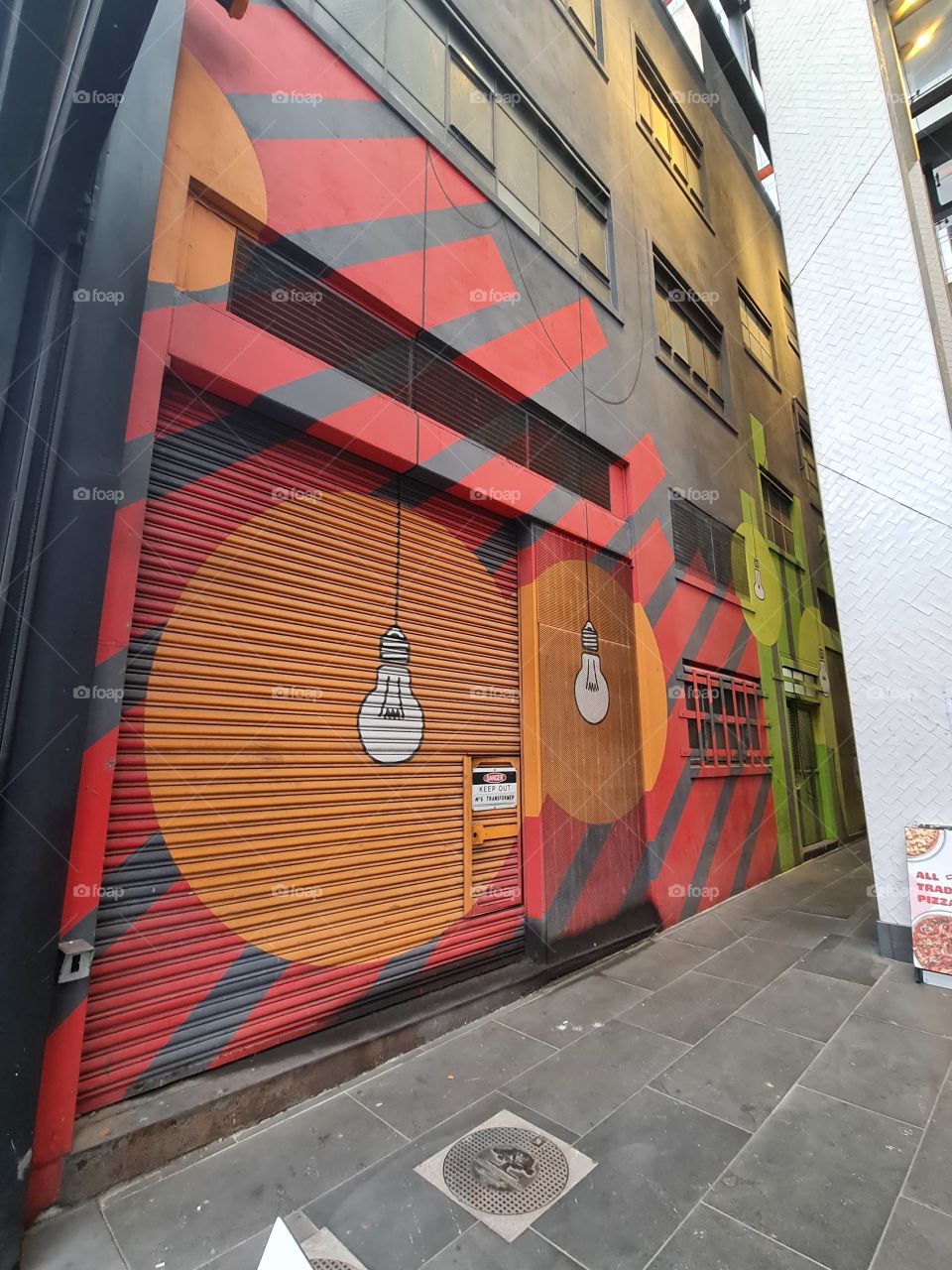 Melbourne CBD Building artwork