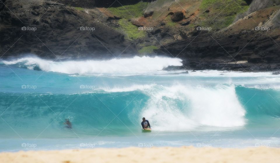 Boogie boarding