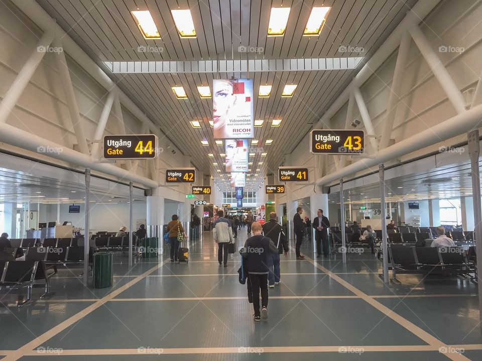 Arlanda international airport in Stockholm.