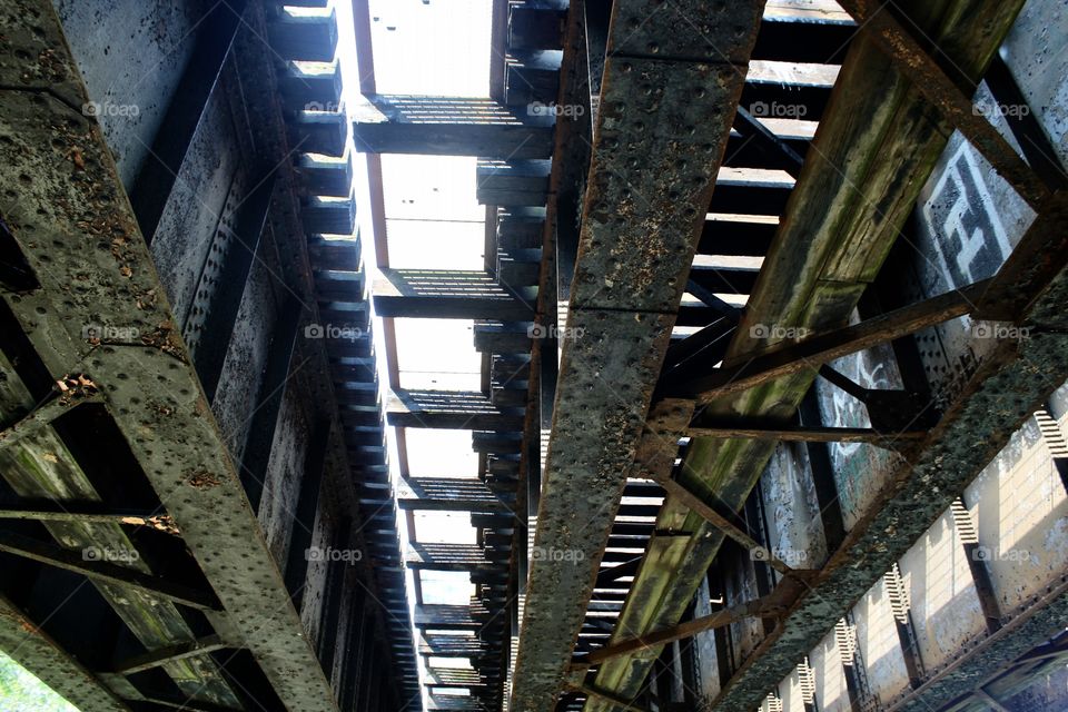 Under the tracks