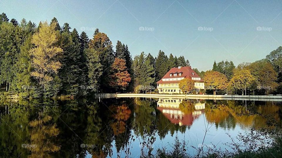 hidden lake in lindenberg, Germany