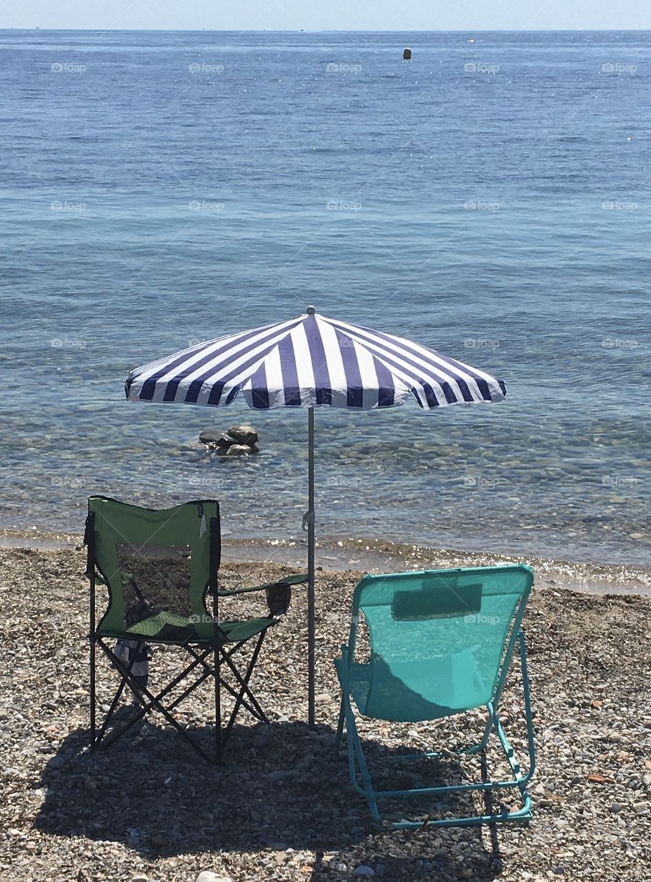 Ready to chill on the beach