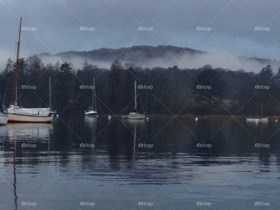 tranquility mist falls lake windermere by clarkie28