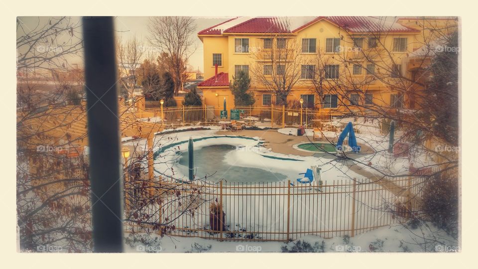 Winter Resort Pool