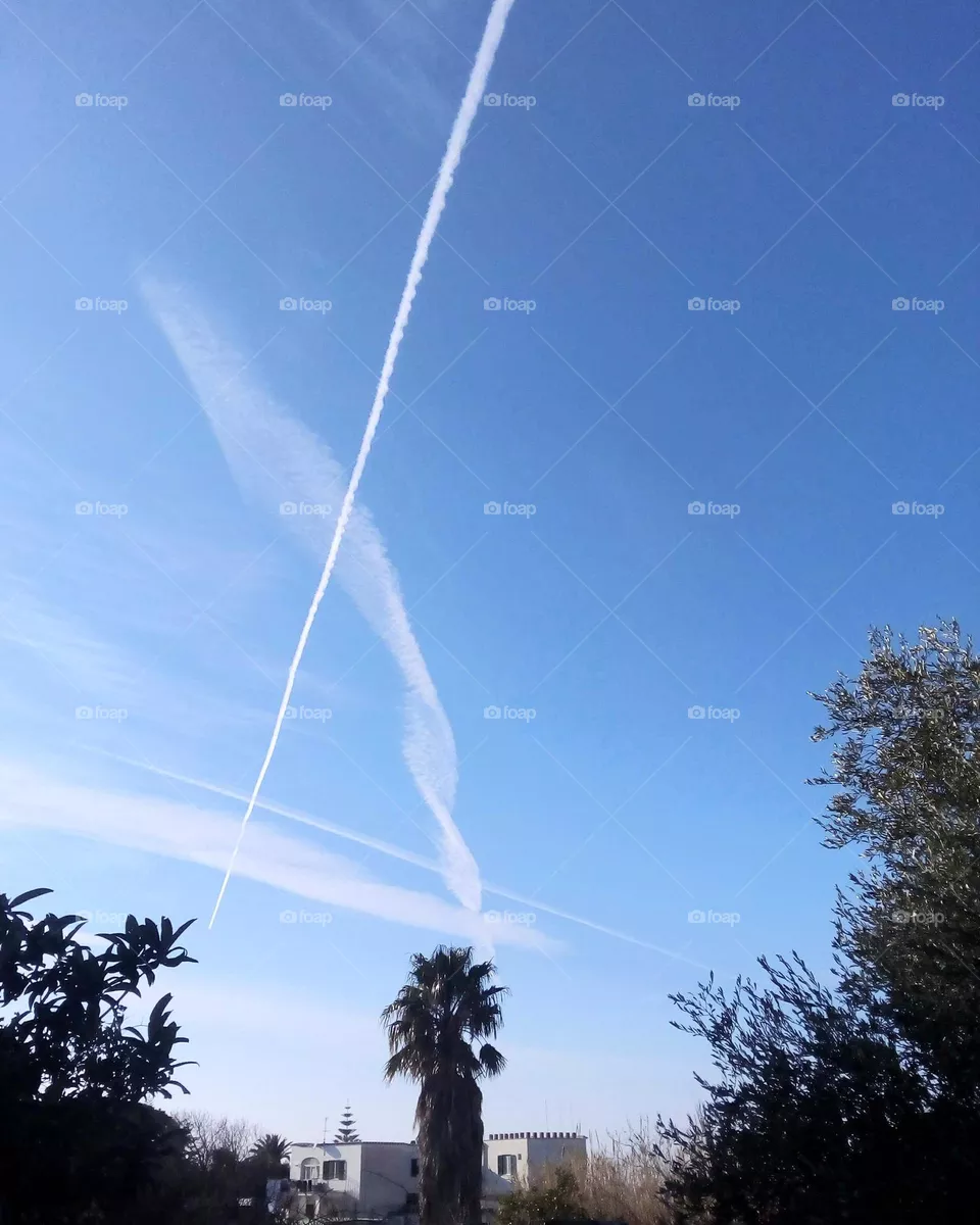Lines in the sky