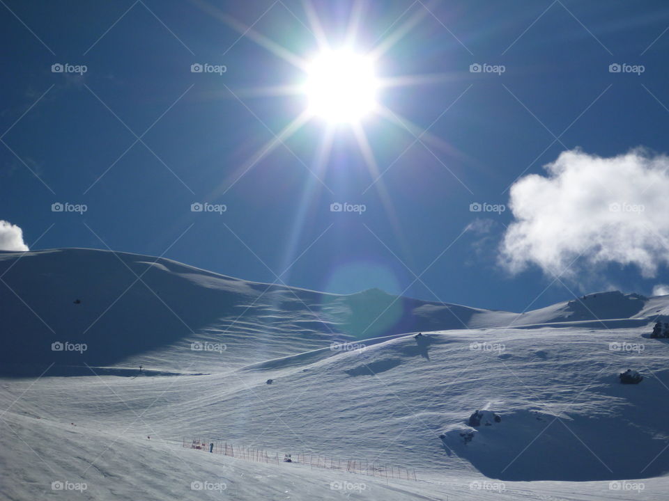 Mountains in winter