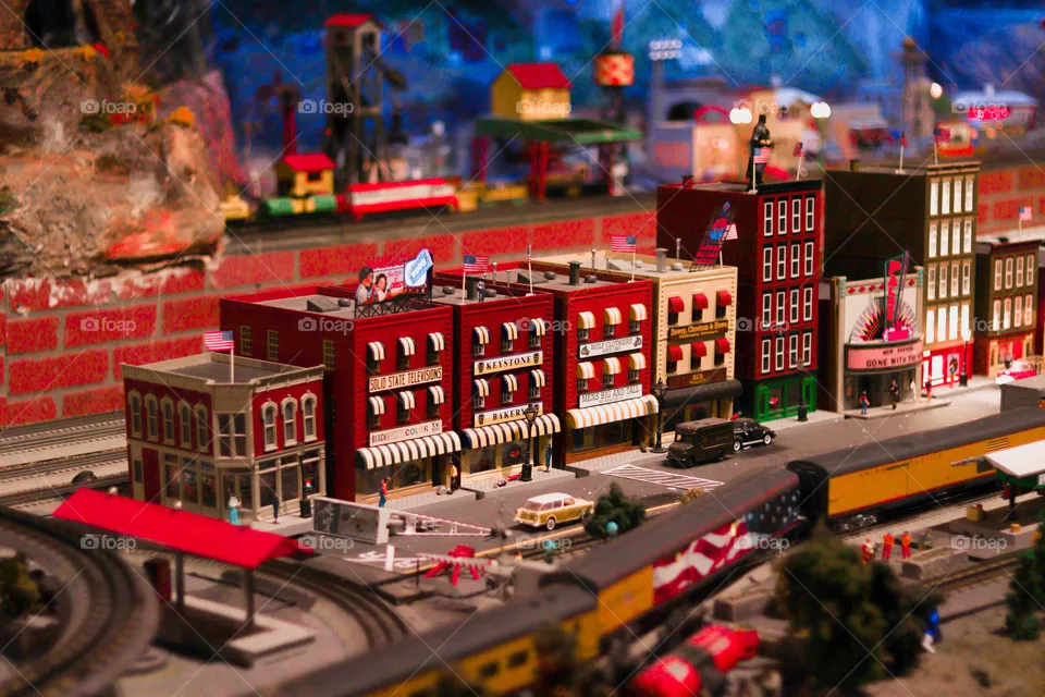 Model trail at Union Station