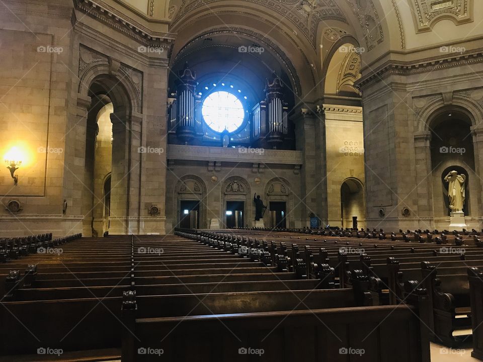 Stunning Catholic Cathedral in St. Paul is a sight to see; the architecture is absolutely beautiful!! 