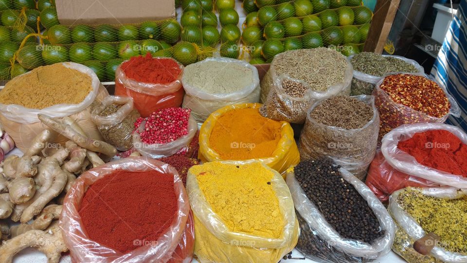 Copacabana Fair, lemon, peppers and spices