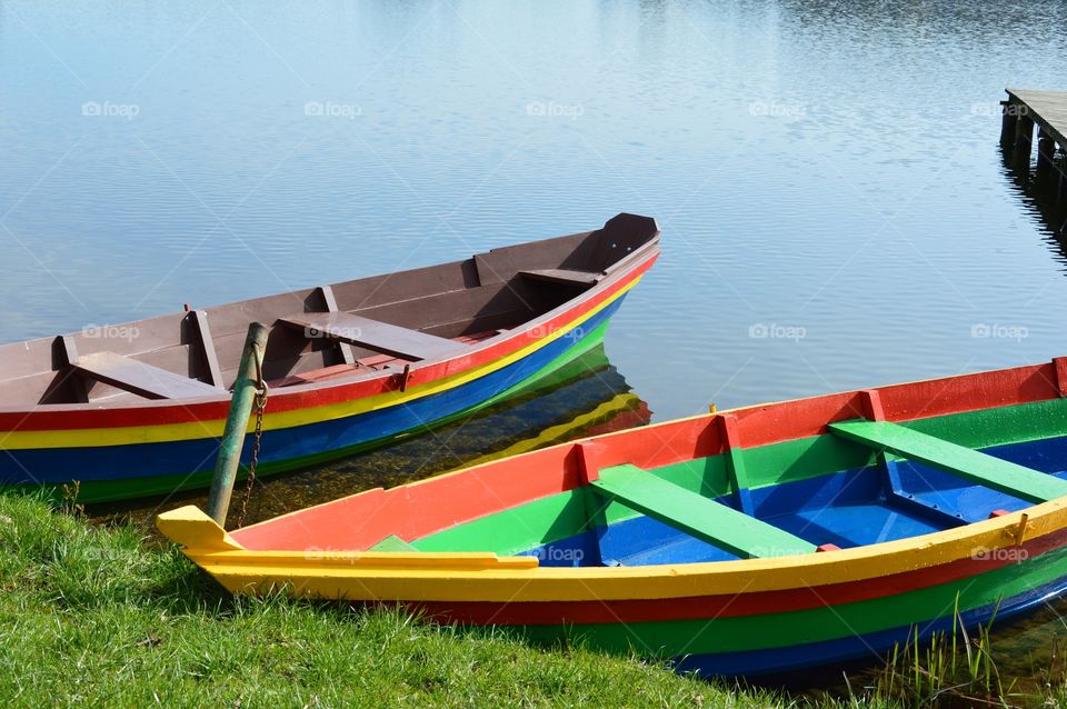 colorful boats