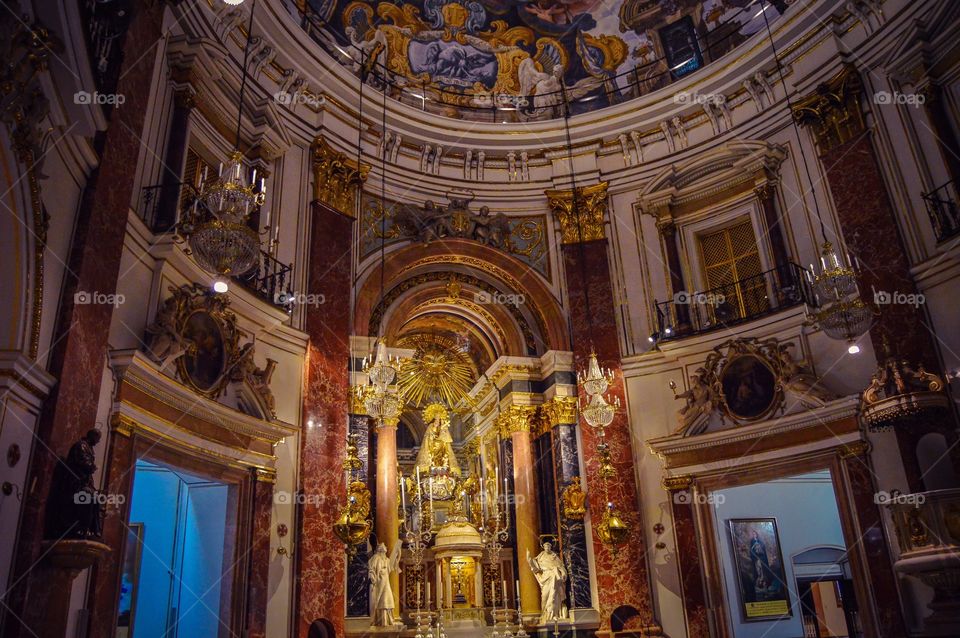 Basilica de la Virgen de los Desamparados (Valencia - Spain)