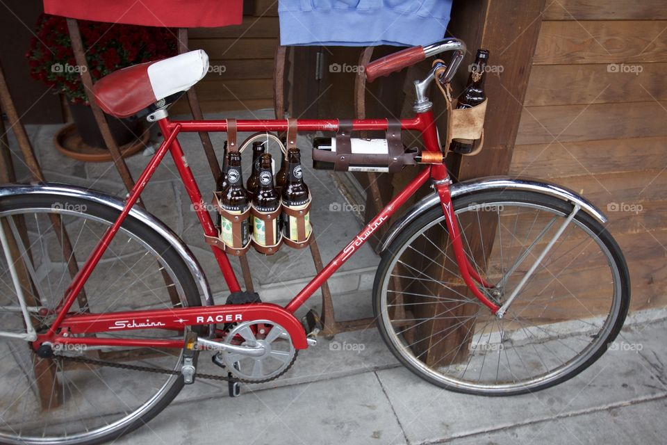 Leather Beer Bottle Carrier 