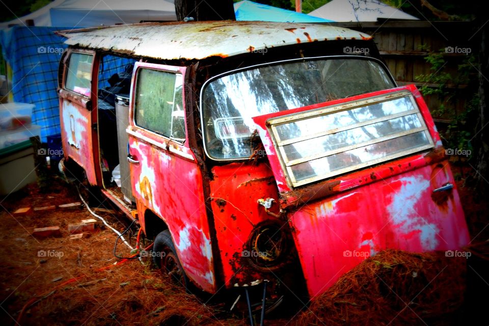 Rusted VW Bus