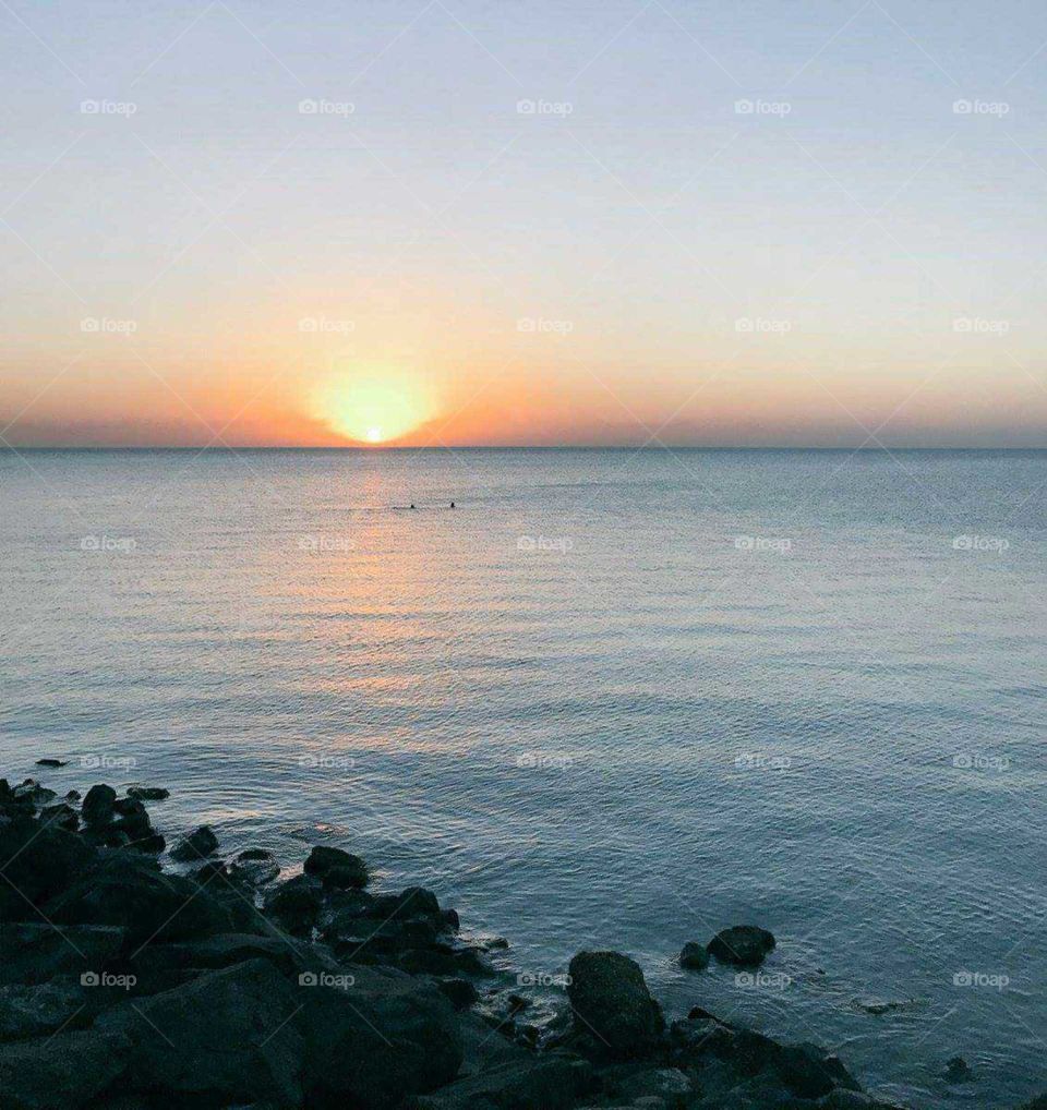 sun rise from kuwait