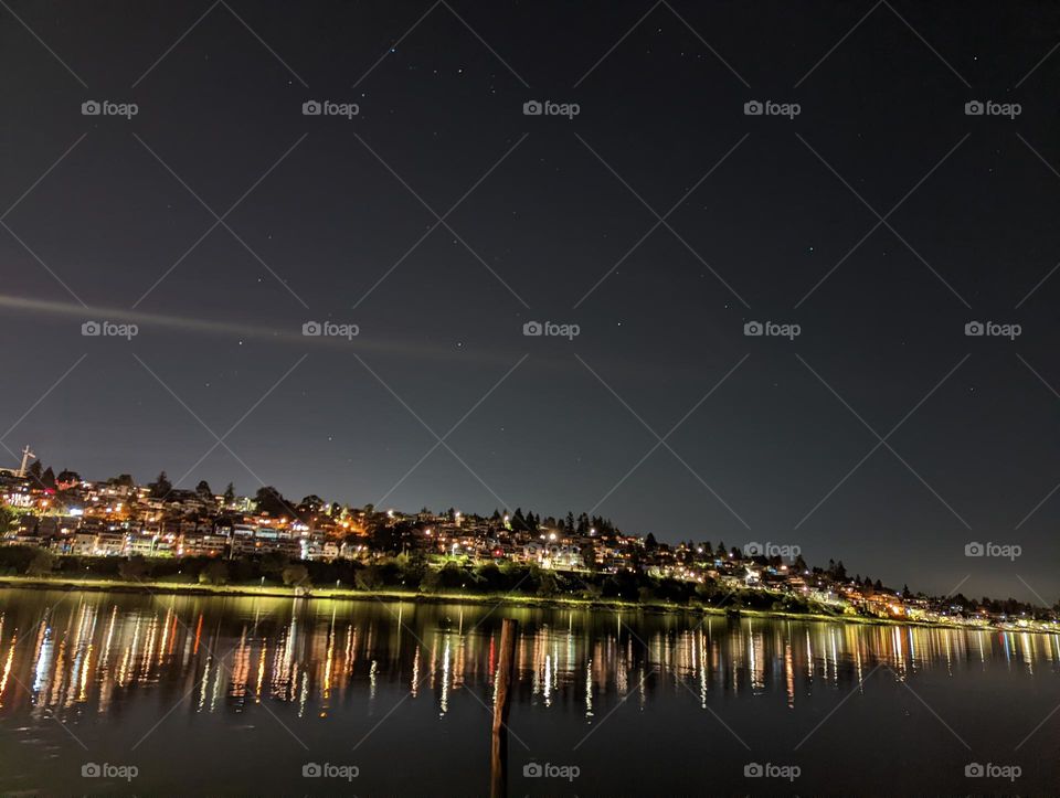 white rock city lights