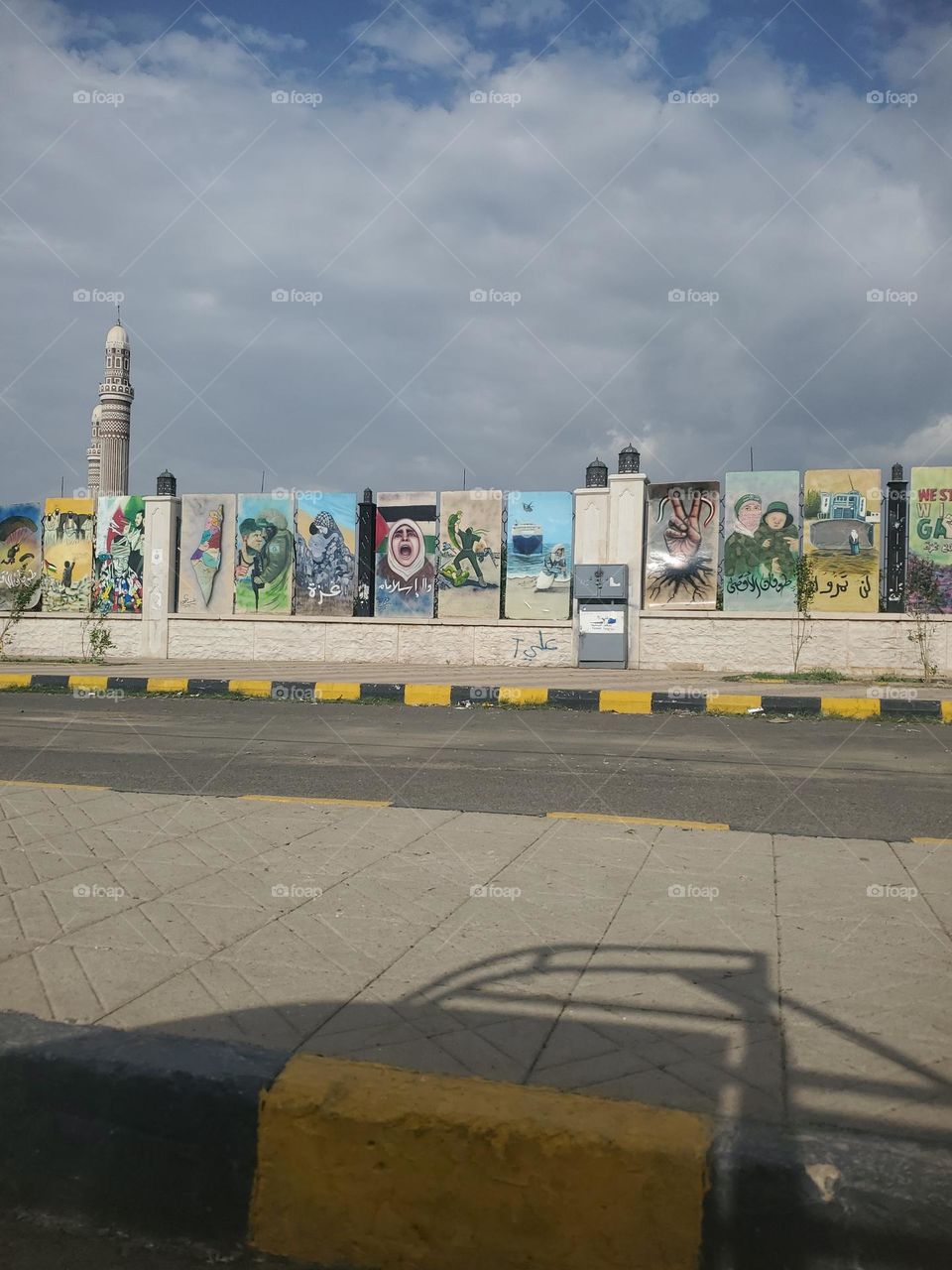 Glory be to God, the magnificent and picturesque view and the natural green trees are a view that is nothing more wonderful than it