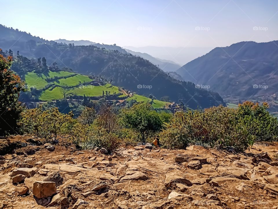 Beautiful journey to mountain nice looking image