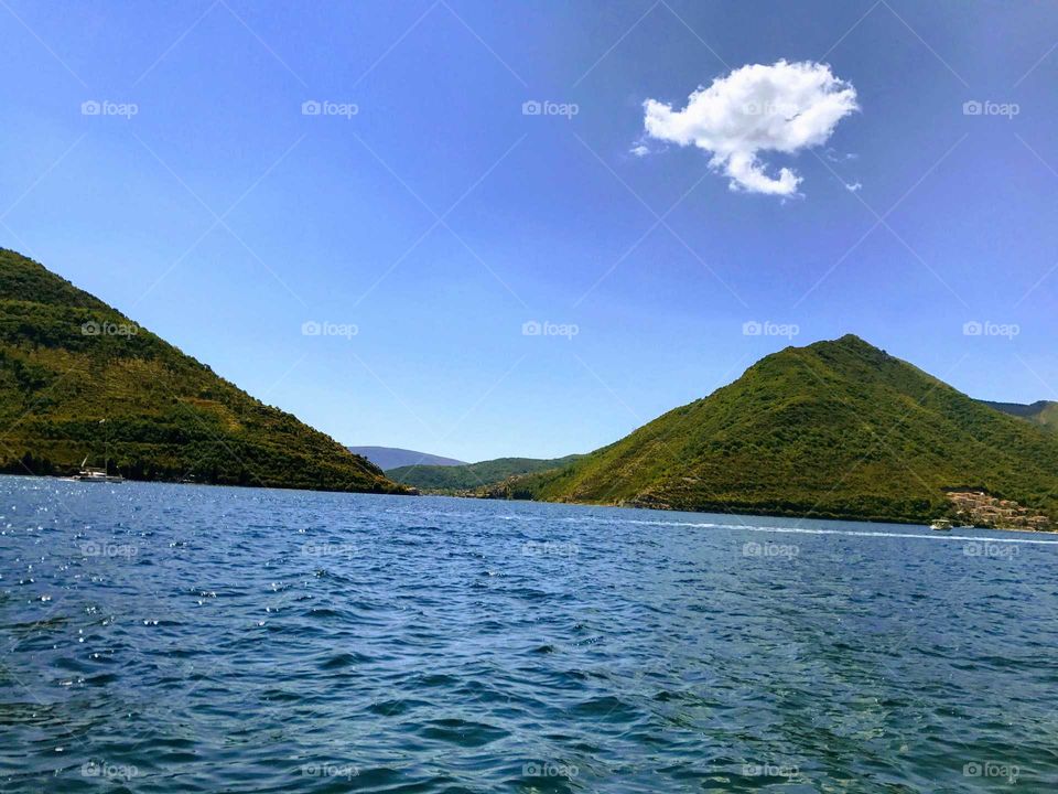 Sailing in Montenegro