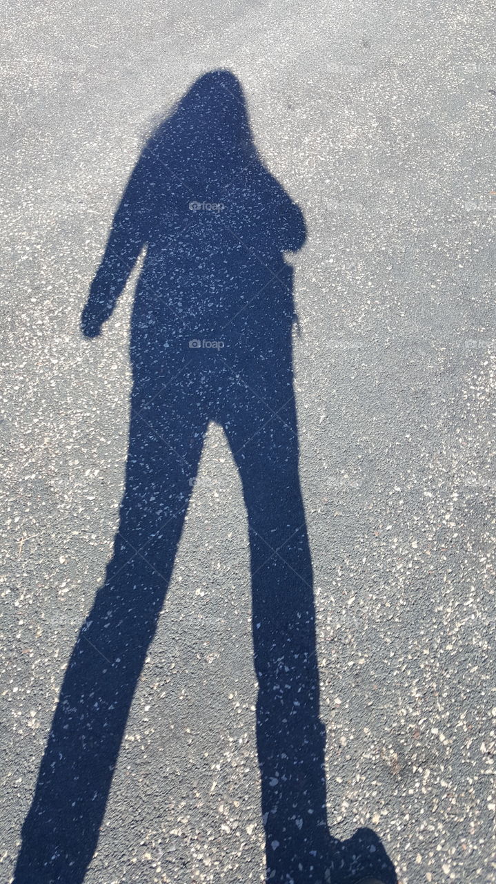 my shadow follows me everywhere!