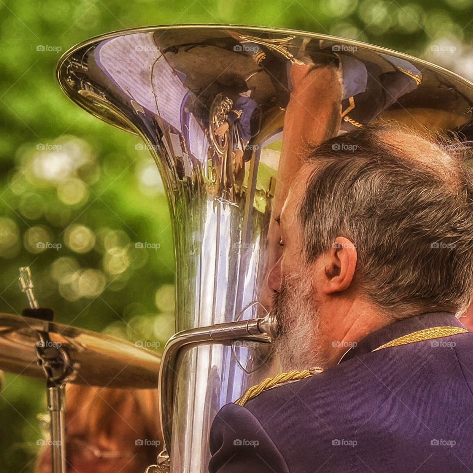 Brass band. Concert