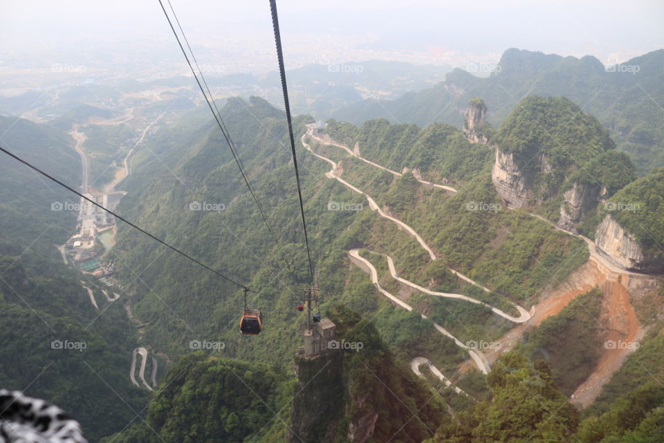 Tianmen Mountain of Zhangjiajie Hunan China