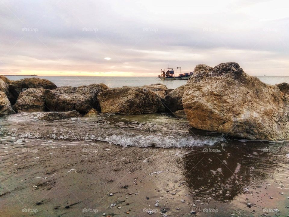 Shore and rocks